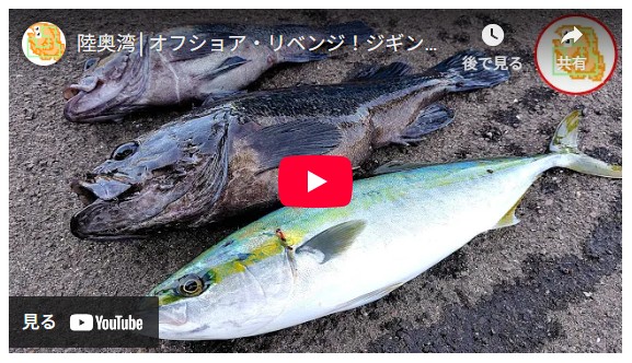 陸奥湾│オフショア・リベンジ！ジギングが楽しすぎる！！