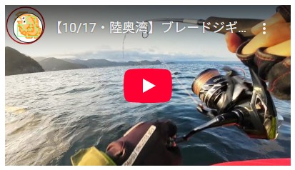 【10/17・陸奥湾】ブレードジギングでサゴシ・サワラ調査！船長は五目釣り達成！！