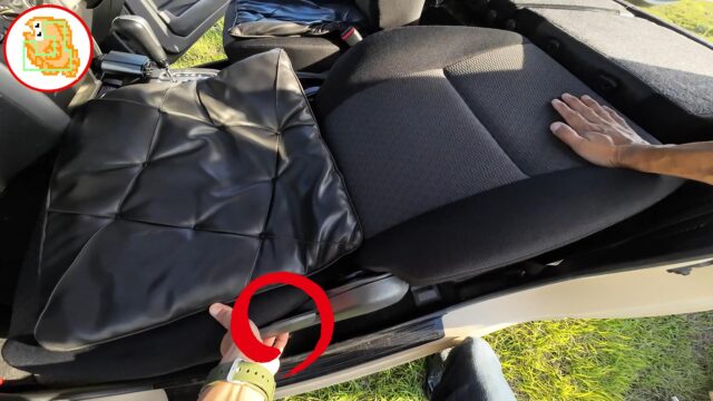 ジムニー jb23 助手席の倒し方