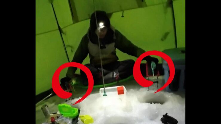 【ワカサギ釣り】おっちょこちょいが二刀流で釣りした末路…【姉沼】