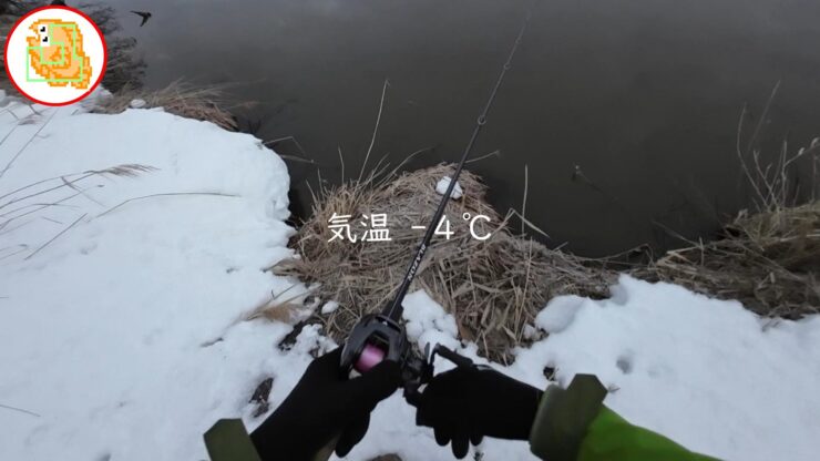 雪解け川に入水したことありますか？冷たすぎて草【バス釣り】