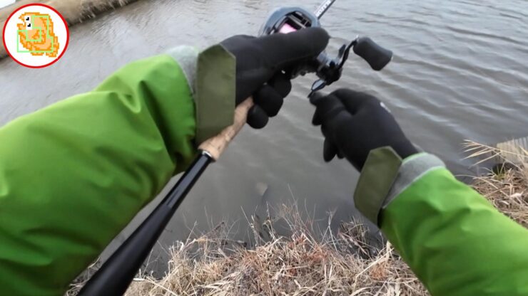 雪解け川に入水したことありますか？冷たすぎて草【バス釣り】