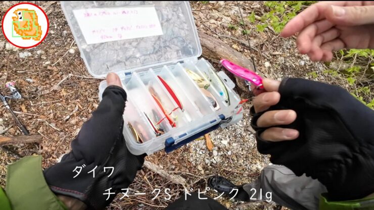 ダイワ チヌークs 21g ドピンク 十和田湖ヒメマス おすすめルアー